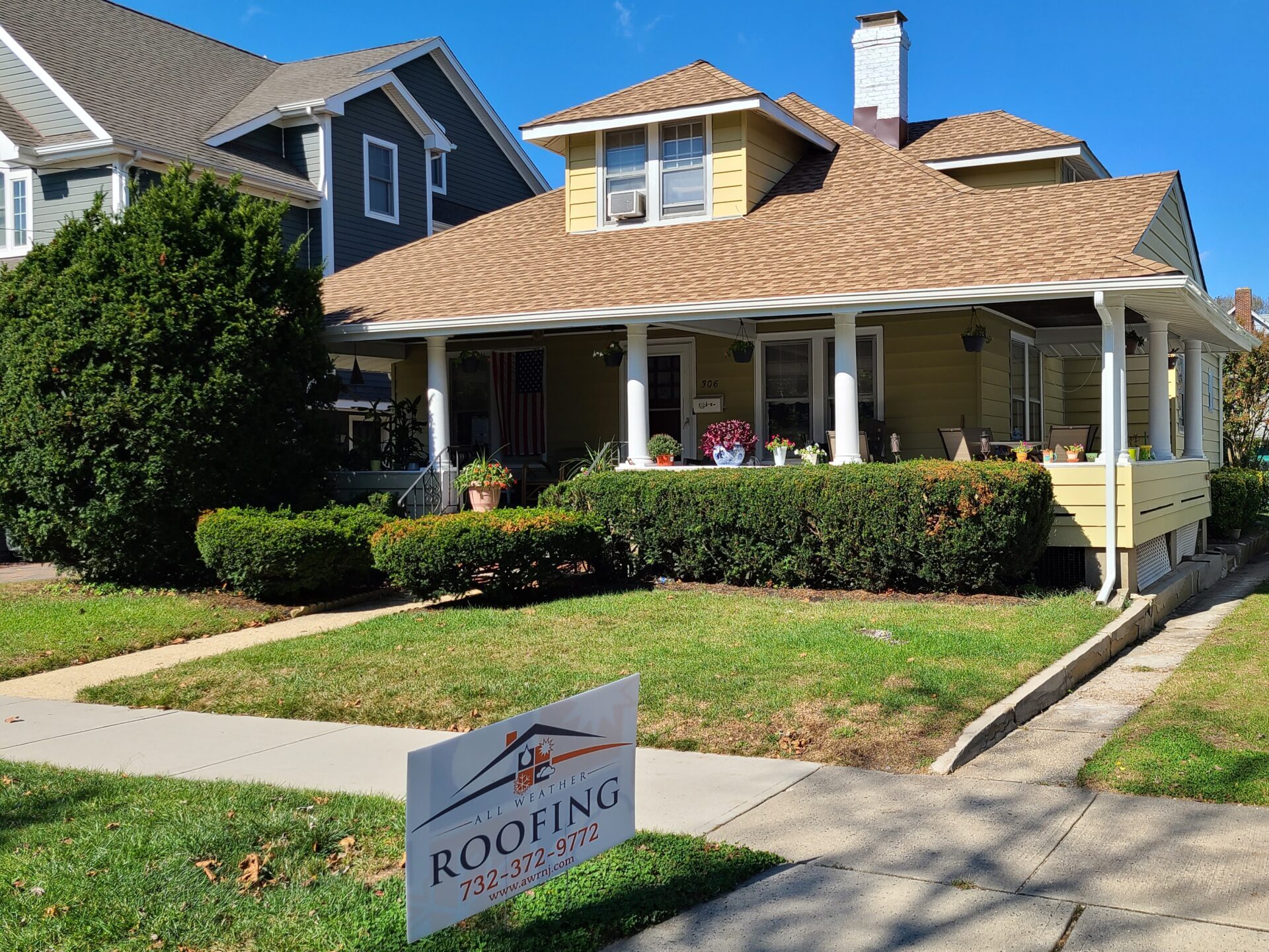 GAF Timberline HDZ Pewter Gray roof shingle Monmouth County NJ