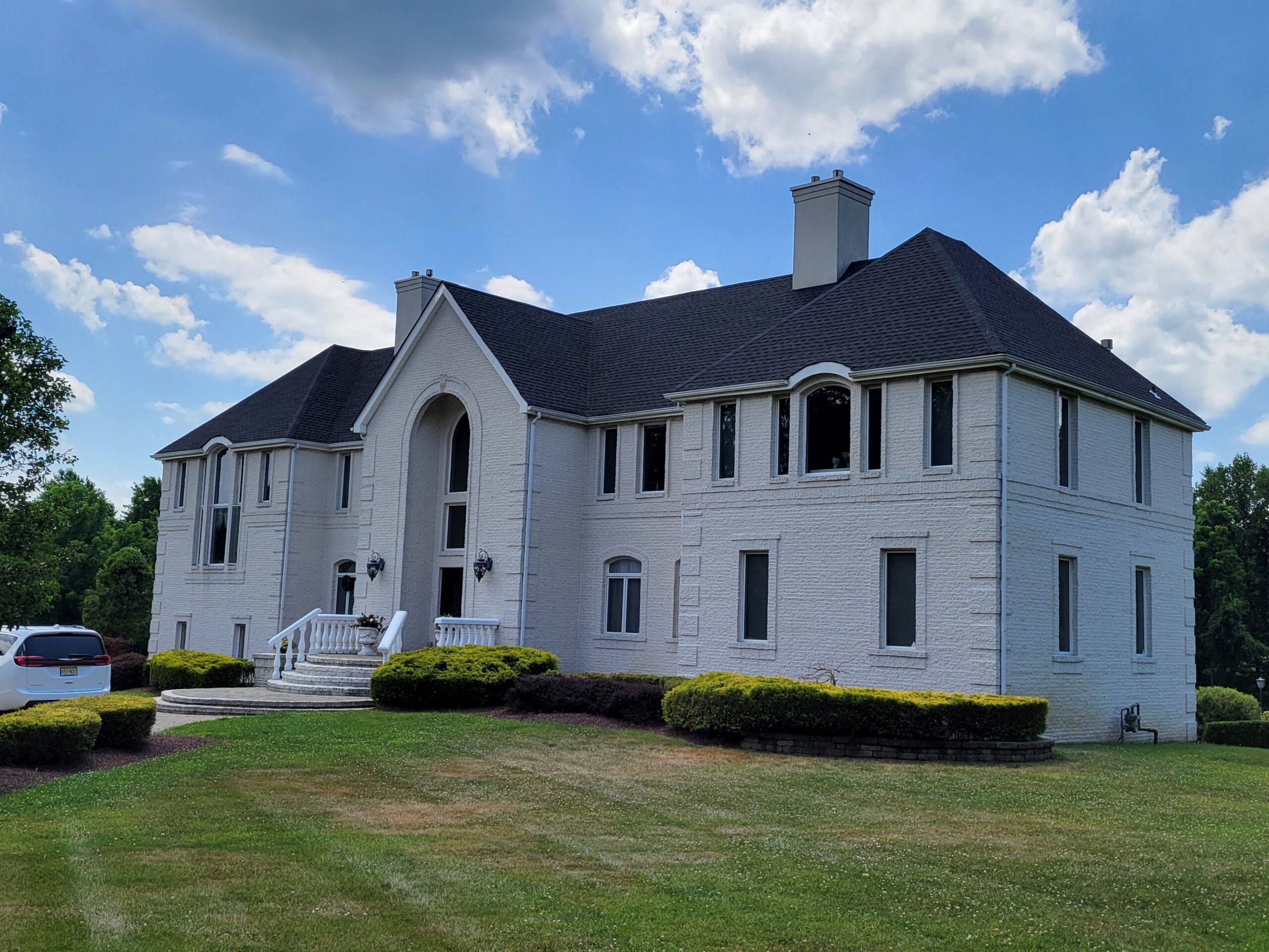 Charcoal GAF HDZ shingle roof replacement by a Roofing Contractor Marlboro, NJ