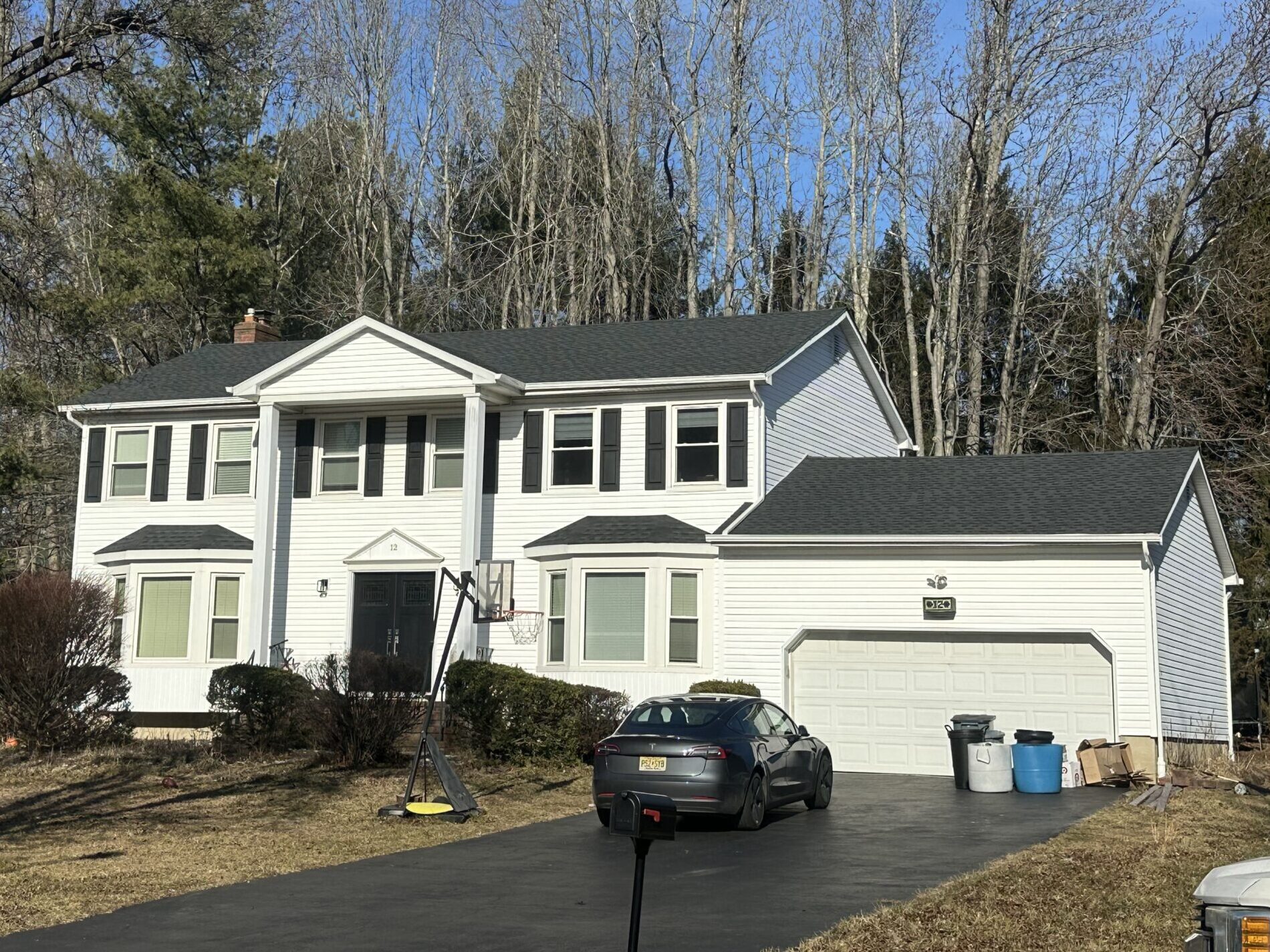 New GAF Timberline HDZ roof installation in Manalapan NJ
