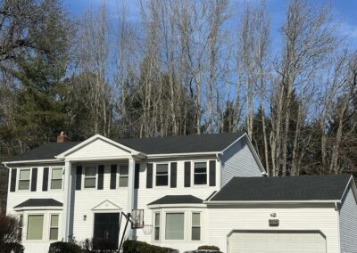 Charcoal Timberline HDZ roof replacement by roofing contractor Lincroft NJ