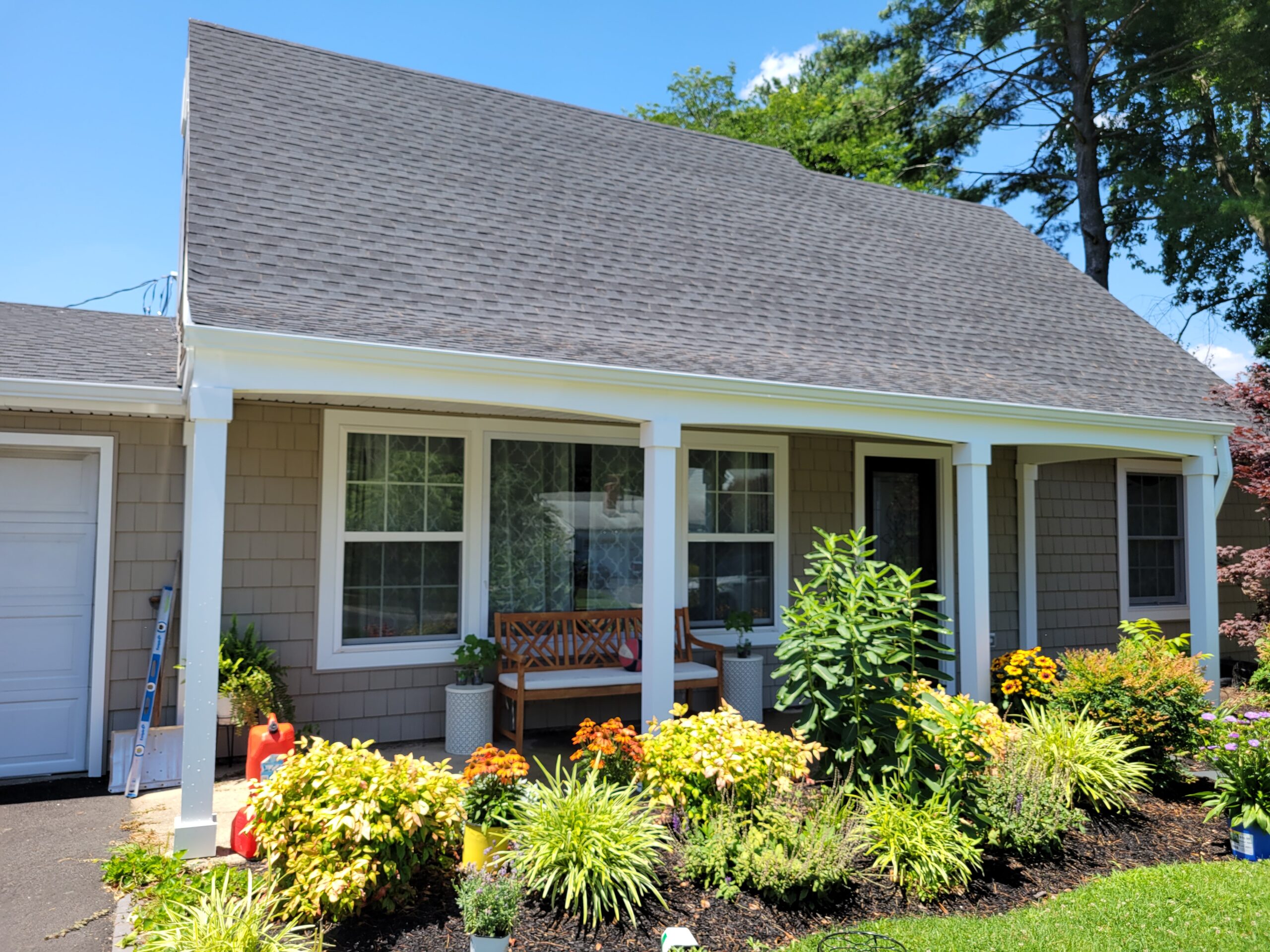Charcoal Asphalt shingles