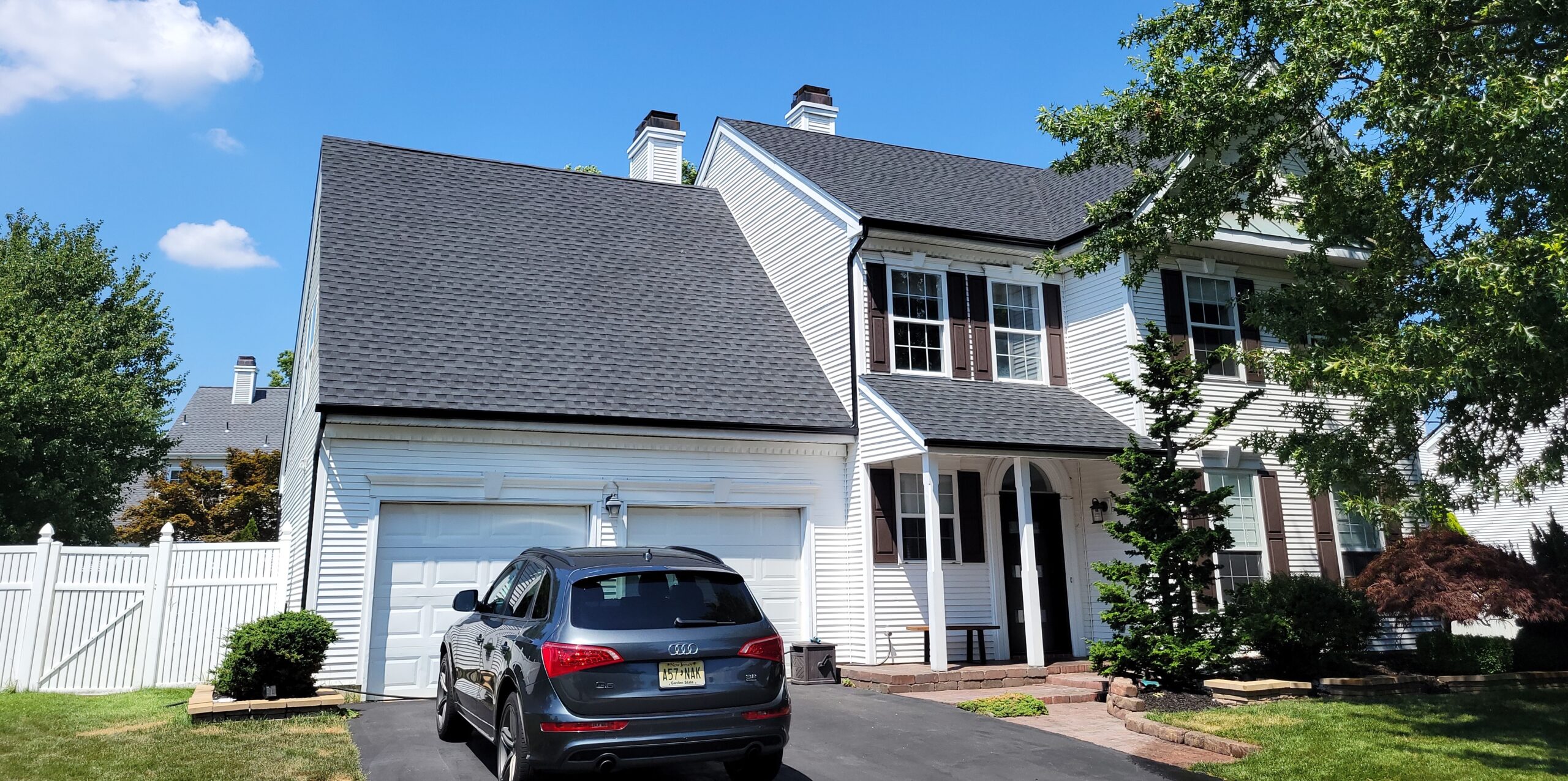 Roof replacement in freehold NJ GAF charcoal by All Weather Roofing